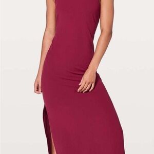 Lululemon Maroon Midi dress